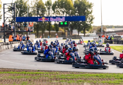 Verstappen kart Silverstone