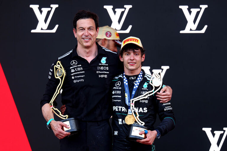 Toto Wolff Andrea Kimi Antonelli