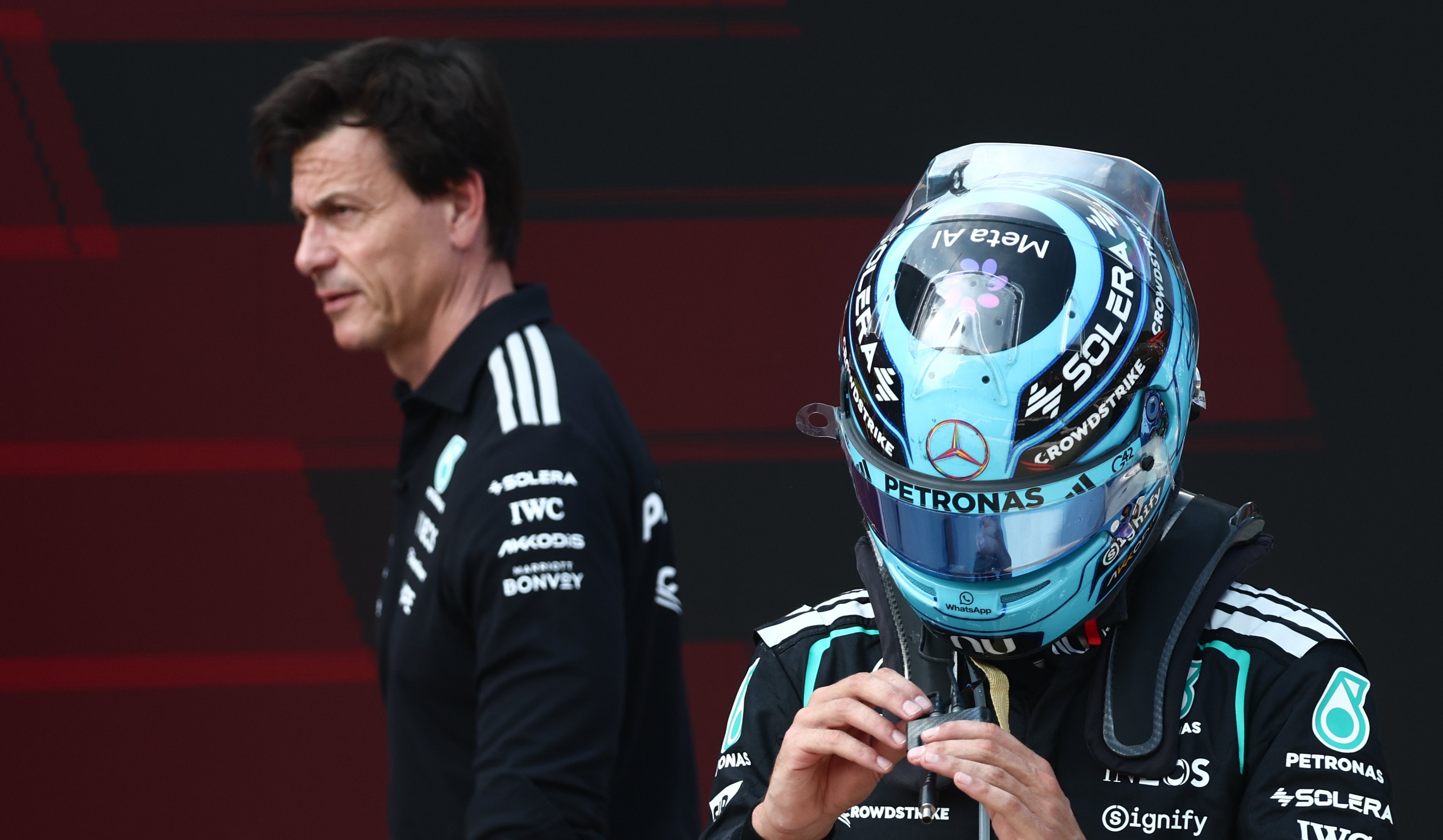 Toto Wolff George Russell