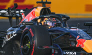 Max Verstappen inhaalactie