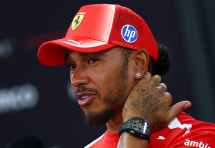 Lewis Hamilton regen